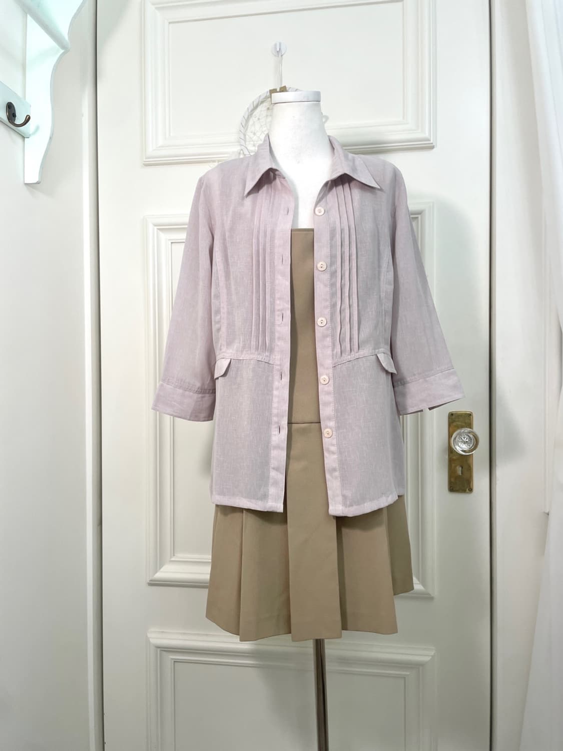 mute lavender summer blouse jacket 상품이미지2