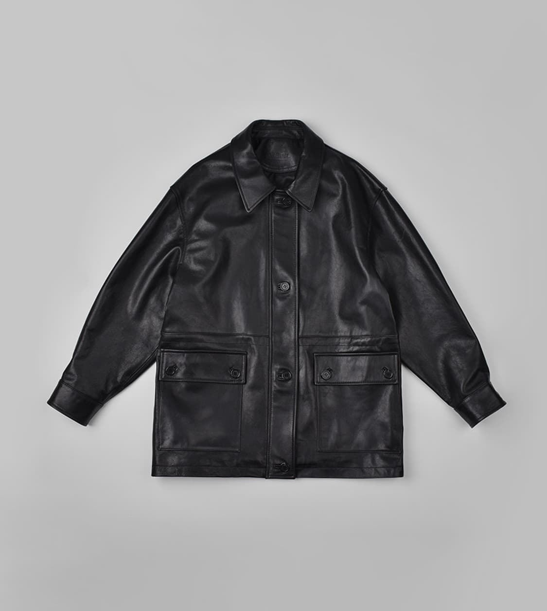 90s tessa leather jacket(램스킨) 상품이미지1