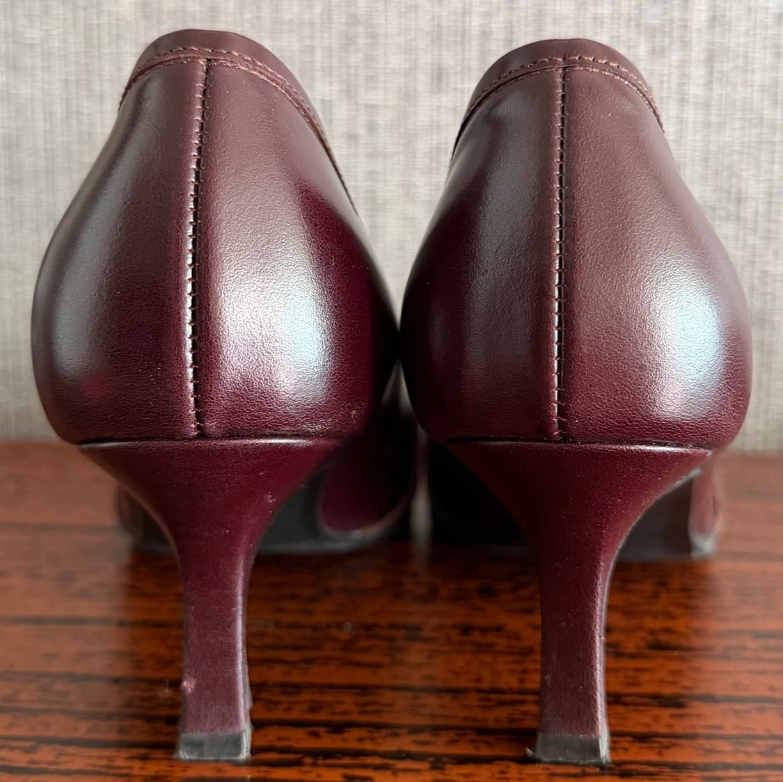 나인웨스트 NINE WEST 펌프스 가죽 구두 송치 미드힐 로퍼 235 상품이미지7