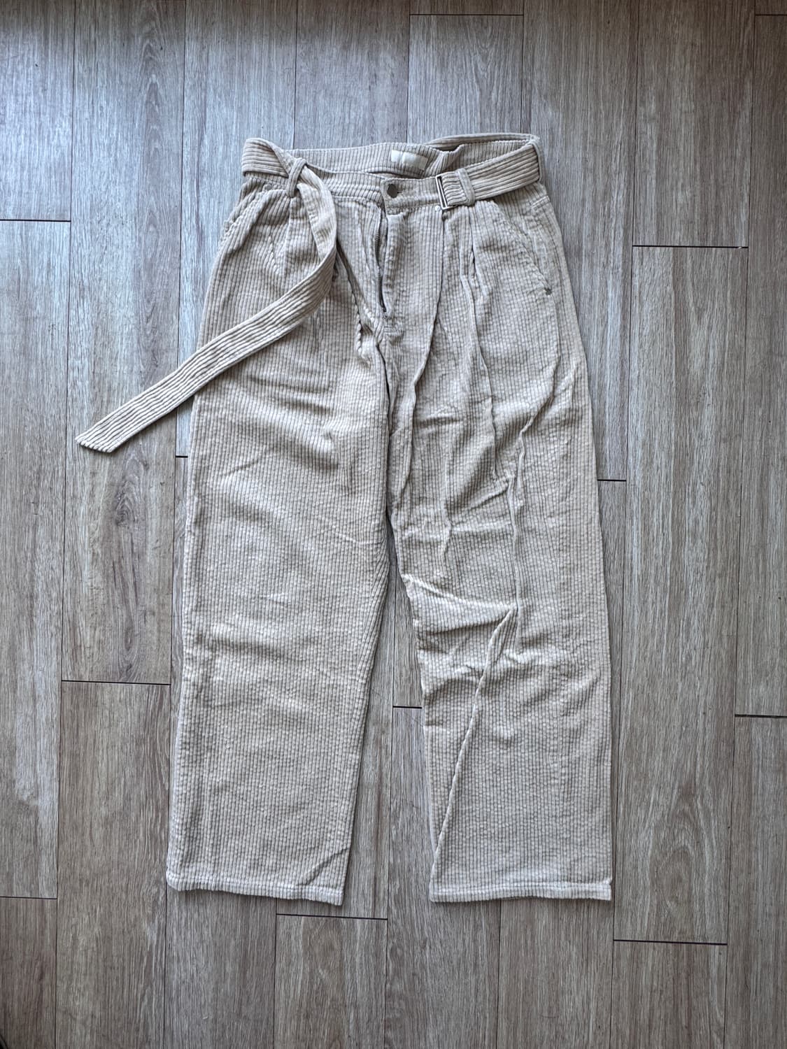 함오피스 ham 11pants 코듀로이 팬츠 베이지 / S 상품이미지2