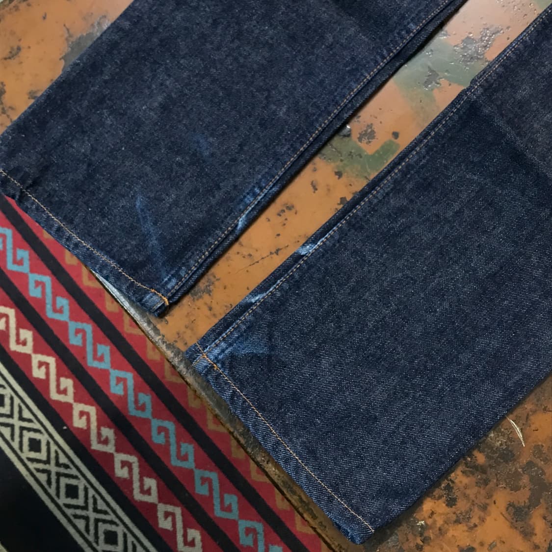리바이스 505 인디고 생지 데님 팬츠 허리 26 사이즈 상품이미지6