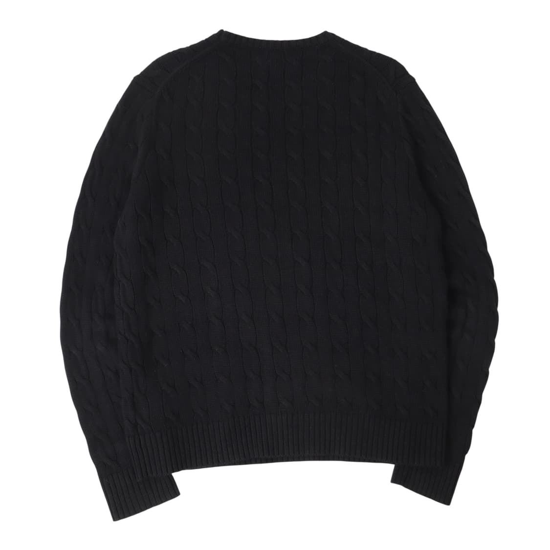 폴로 랄프로렌 블랙 코튼 케이블 니트 상품이미지5