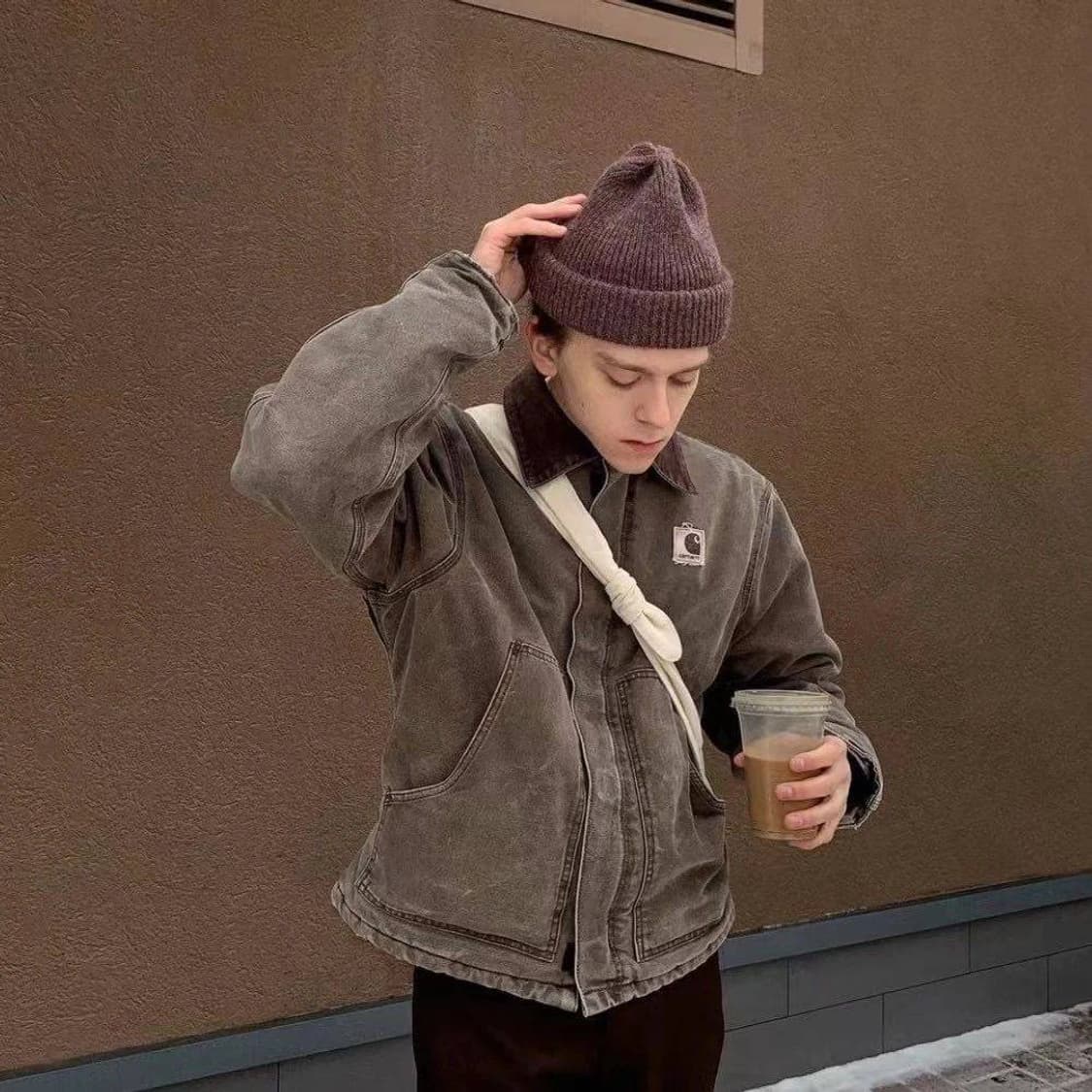 (XL)칼하트 덕 디트로이트 자켓 J22CHT 체스트넛 상품이미지10