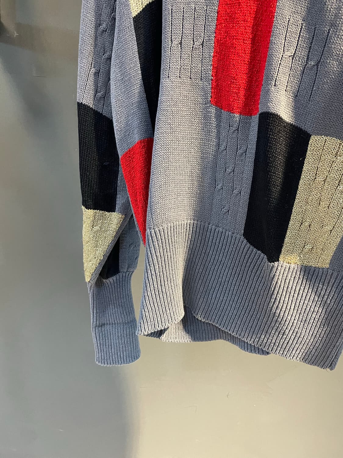 빈타지 컬러패턴 니트 상품이미지4