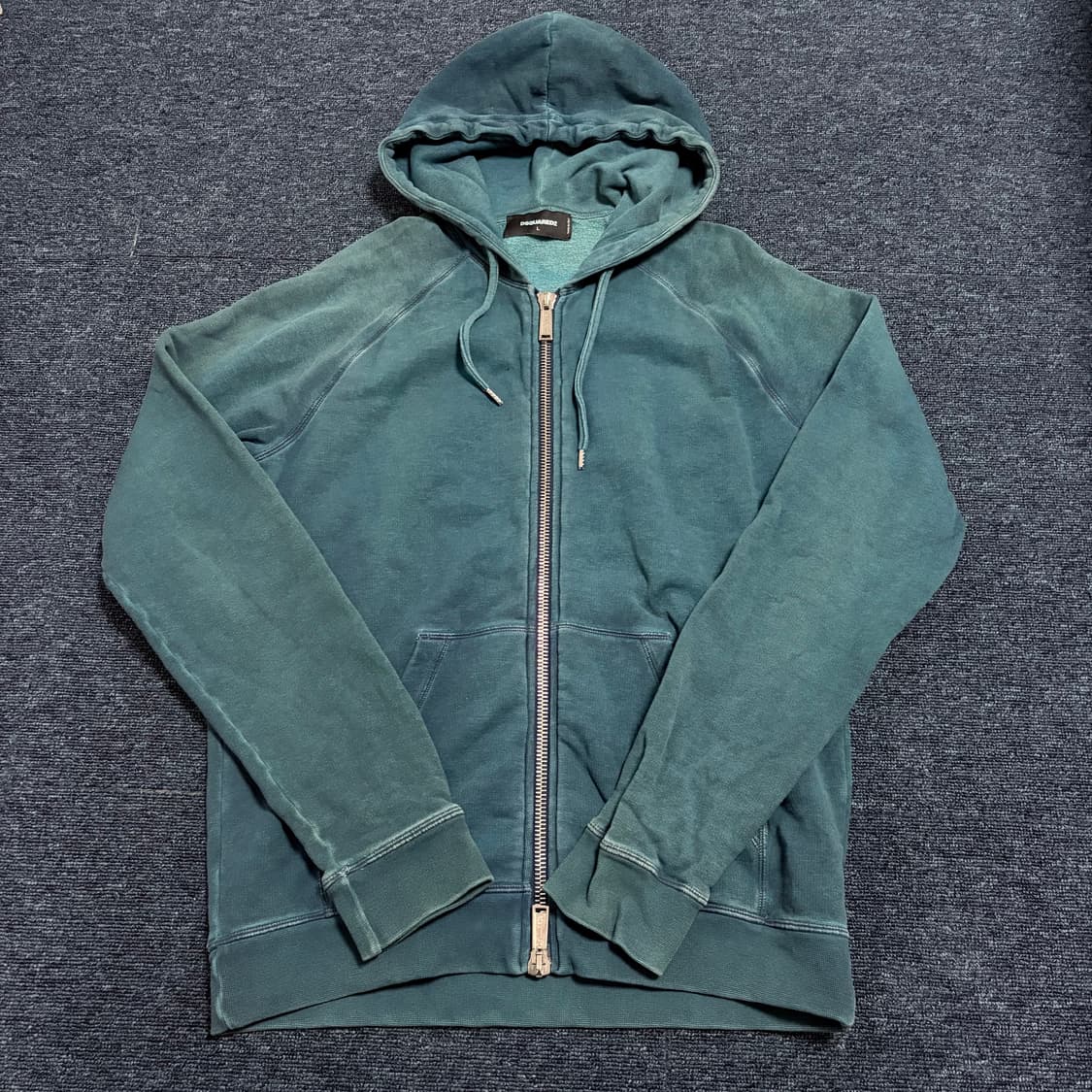 디스퀘어드2 피그먼트 후드집업 상품이미지1