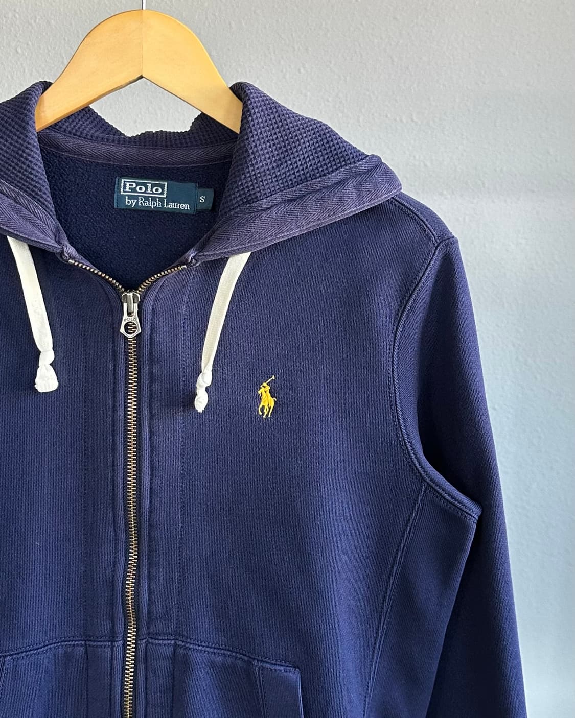 [S]폴로 랄프로렌 네이비 기모 후드집업 상품이미지3