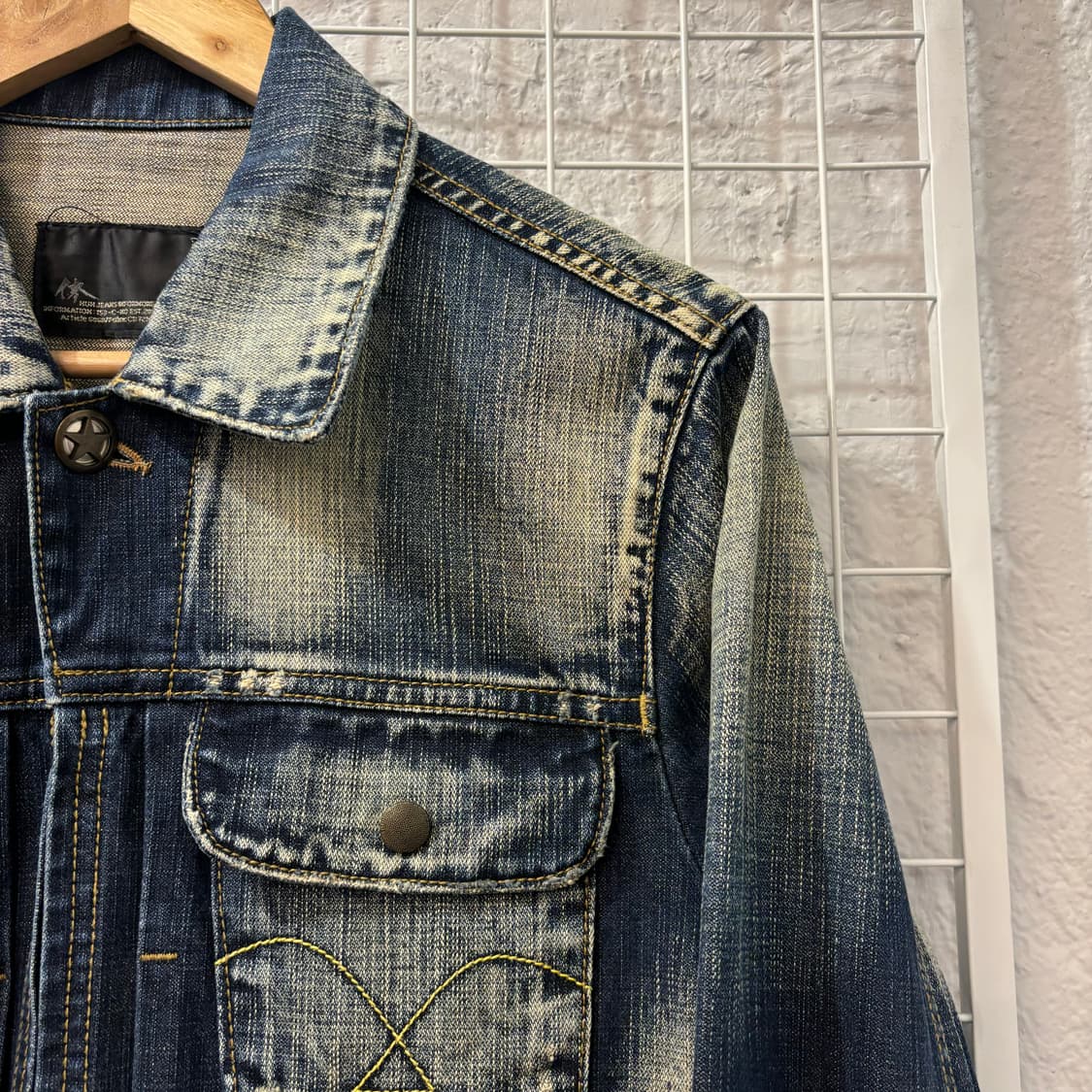 VTG 빈티지 데님 워싱 자켓 L 상품이미지5