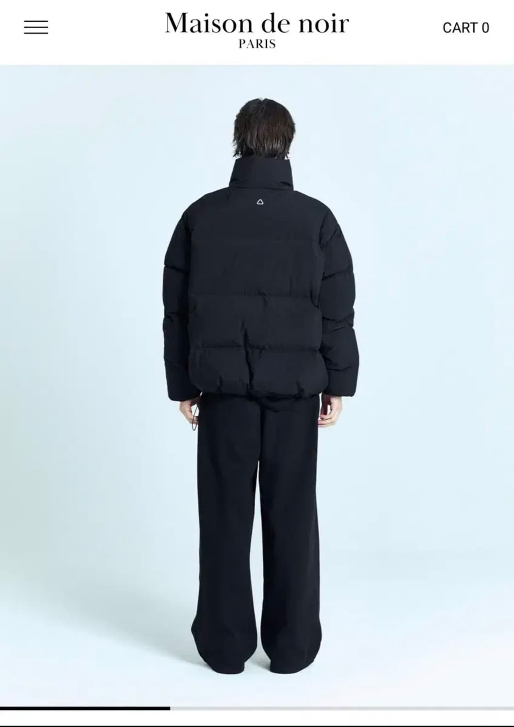 [새제품/2] 메종드누아 EMBLEME QUILTED 덕다운 패딩 상품이미지2