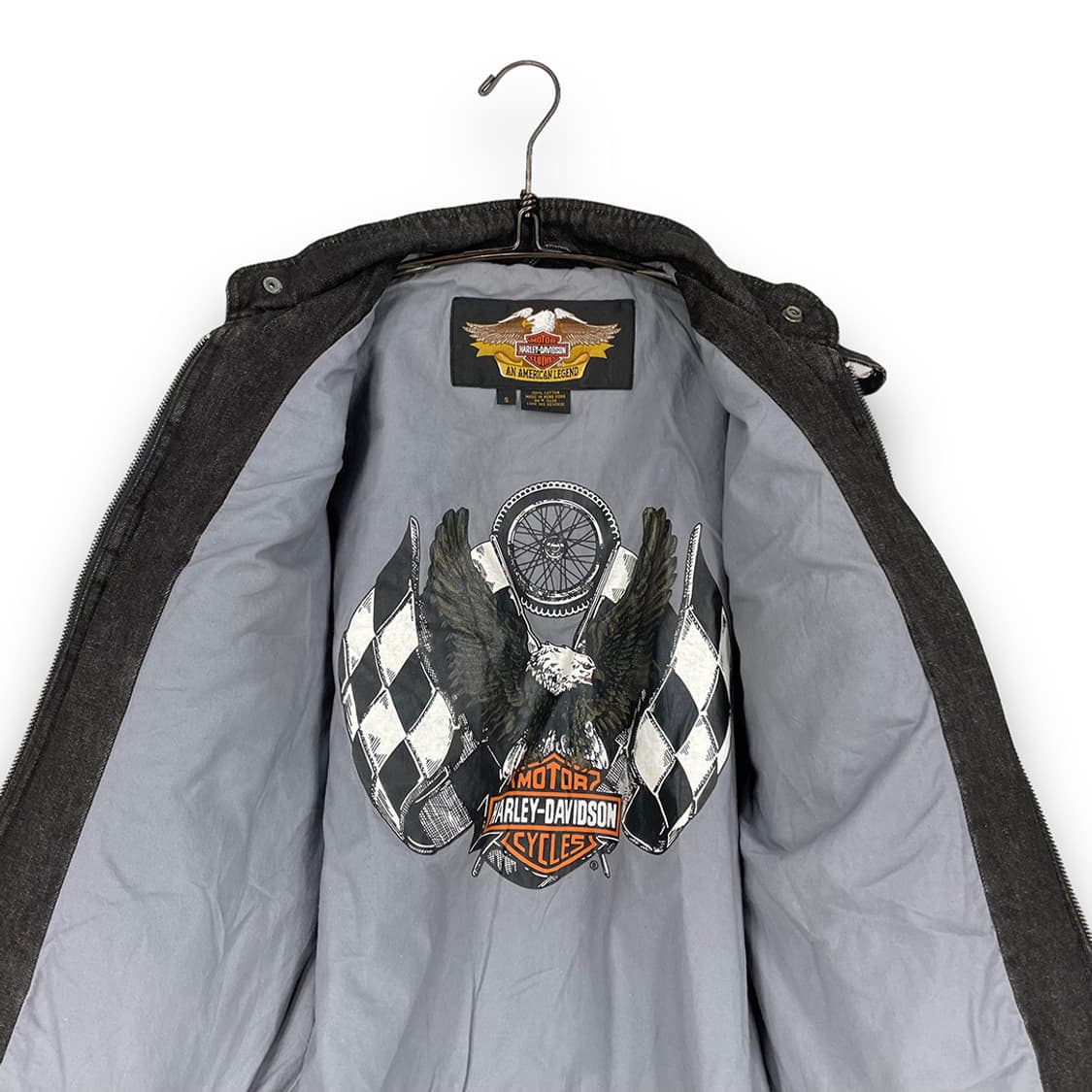 할리데이비슨 로고 패치 트러커 데님 자켓 상품이미지8