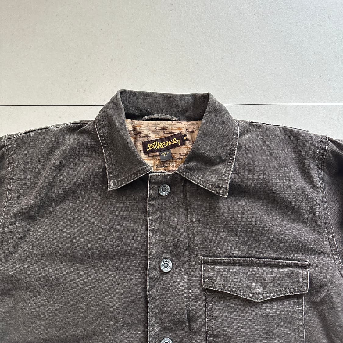 90s 빌라봉 빈티지 워크 덱자켓 차콜 M  상품이미지2