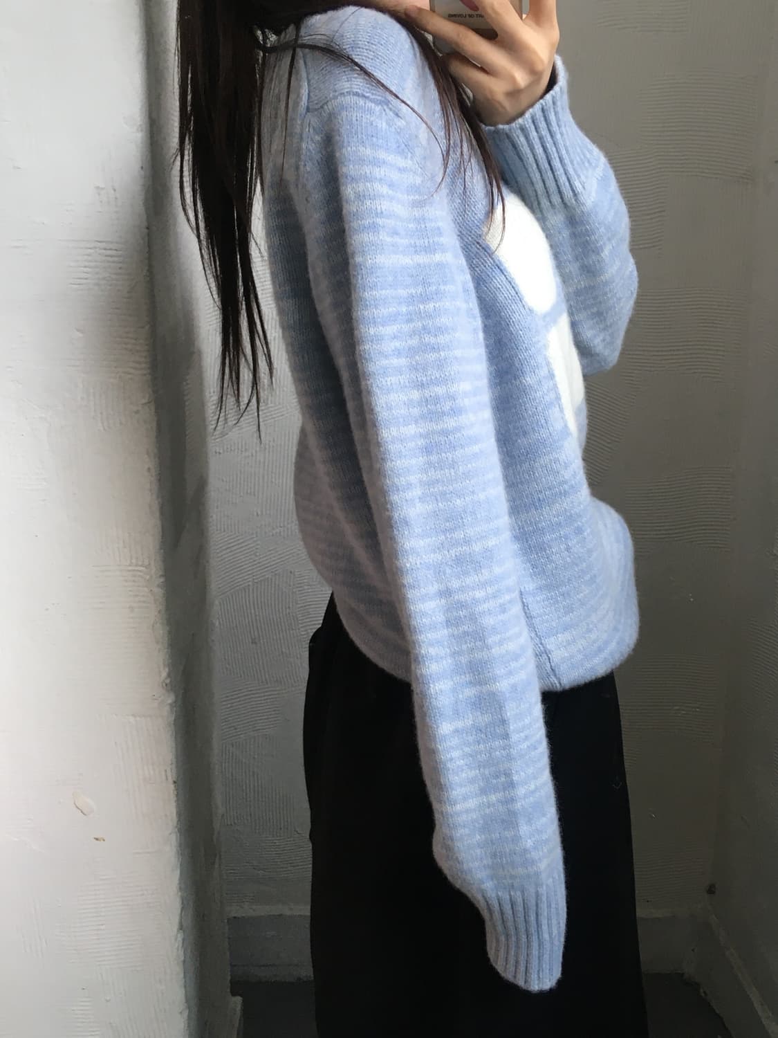 Ganni 가니 그래픽 아이스컬러 로고 니트 상품이미지3