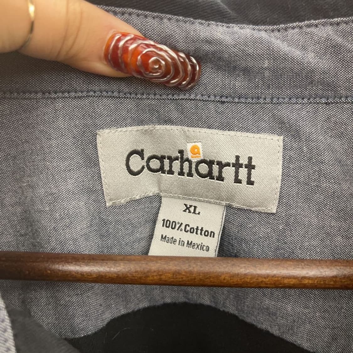 칼하트 빈티지 모던시크 캐주얼 오버핏 워크 셔츠 XL C09554 상품이미지5