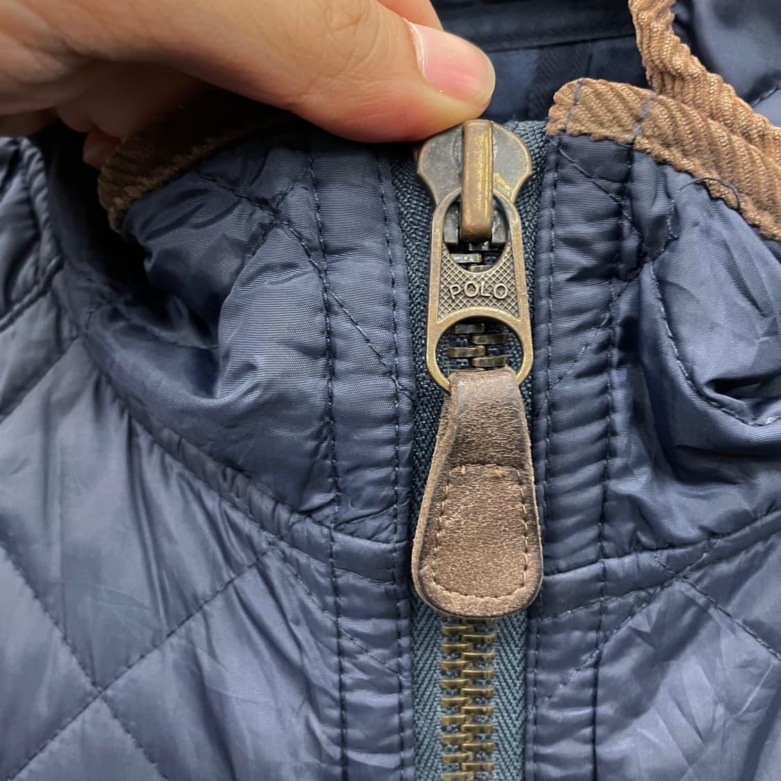 폴로 랄프로렌 신형 라벨 집업 누빔 깔깔이 퀼팅 자켓 컨트리 상품이미지4