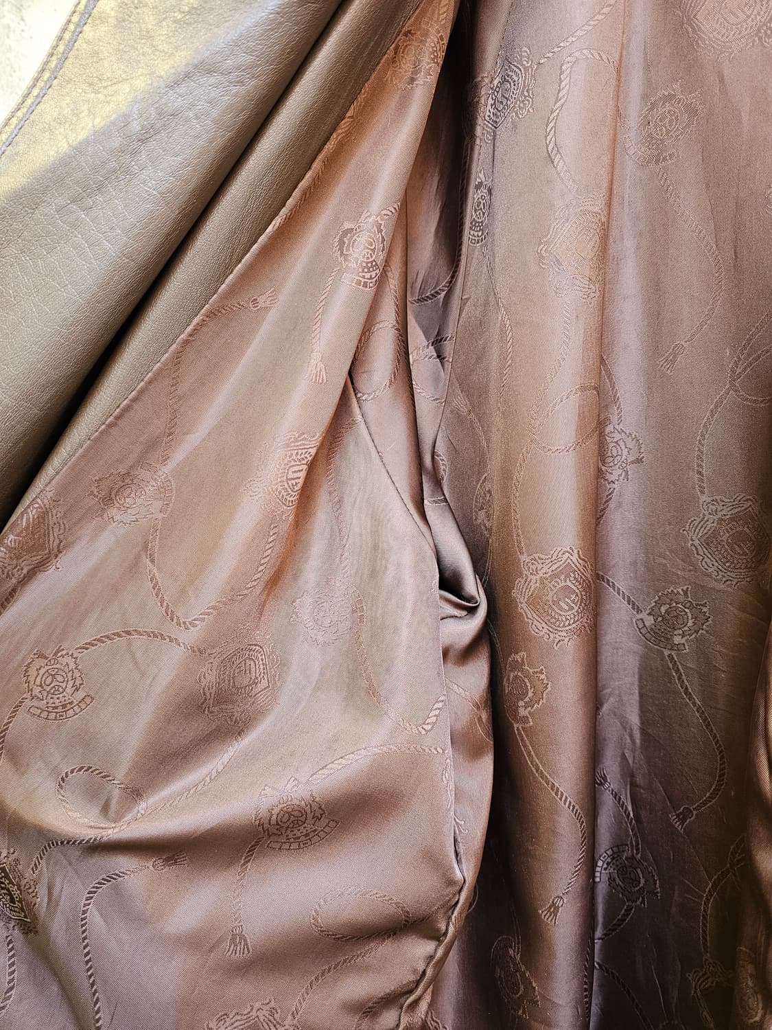 M&J 토프브라운 램스킨 더블자켓 상품이미지9