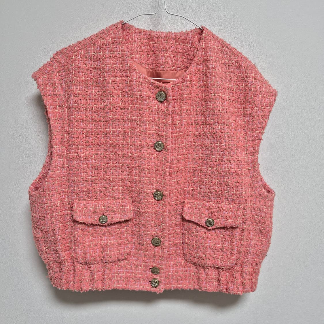 샤넬 빈티지 트위드 베스트 상품이미지1