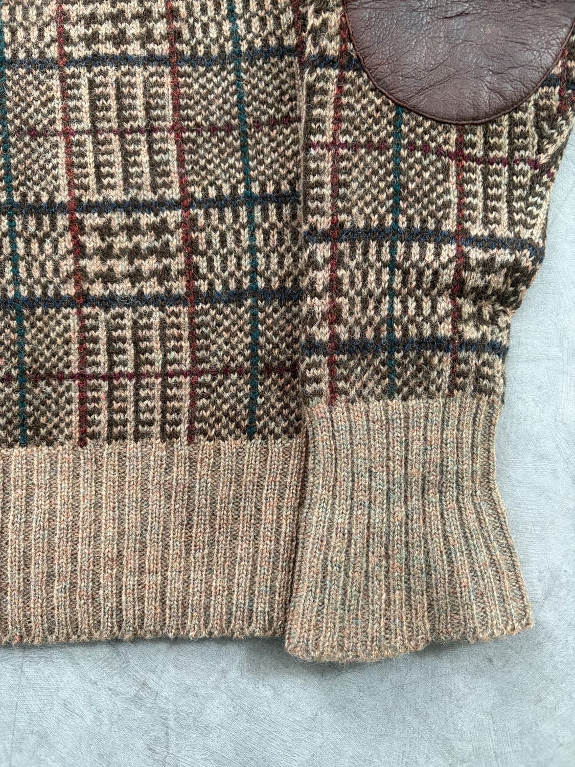 Polo 폴로 랄프로렌 90‘s 울 타탄 체크 니트 상품이미지8