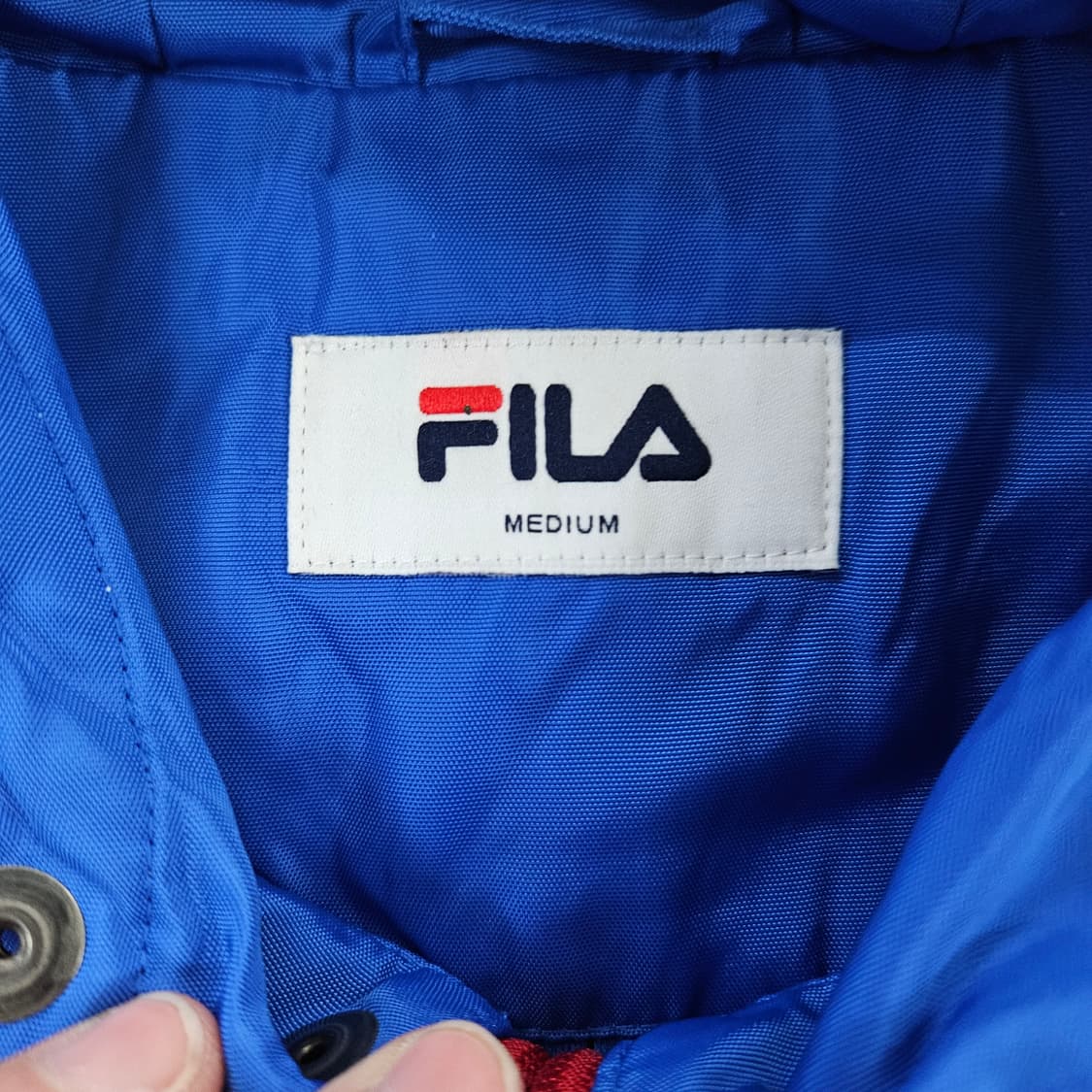 [M] FILA 휠라 컬링 모티브 아노락 바람막이 자켓 0114YH1 상품이미지3