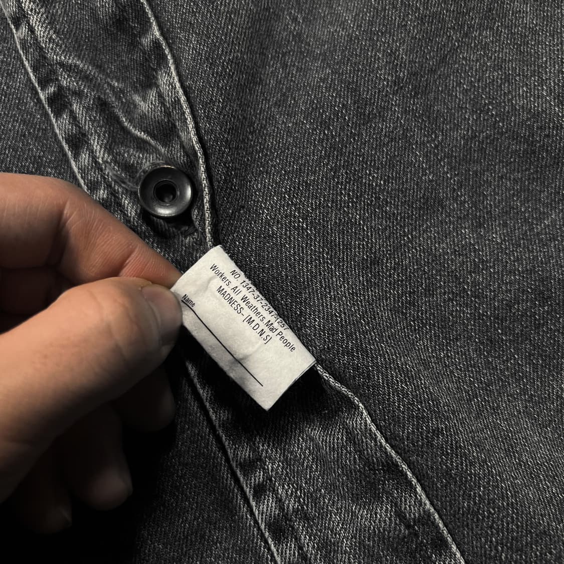 Madness 워싱 데님 셔츠 상품이미지5