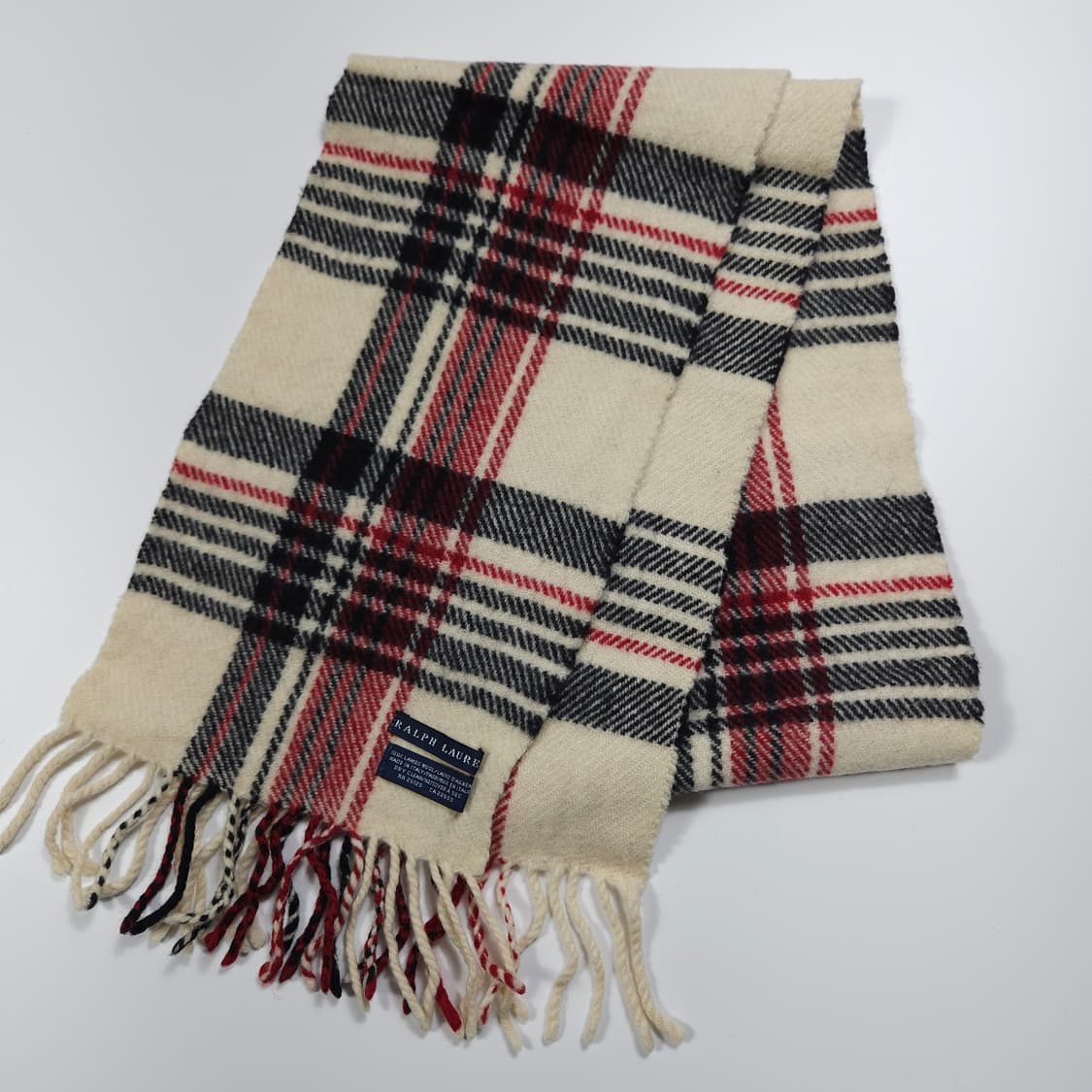 폴로 랄프로렌 체크 머플러 상품이미지1