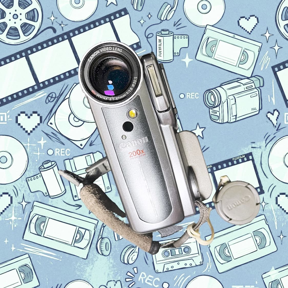 Canon ixy dv m2 6mm 캠코더 (테이프리스 개조 가능) 상품이미지4