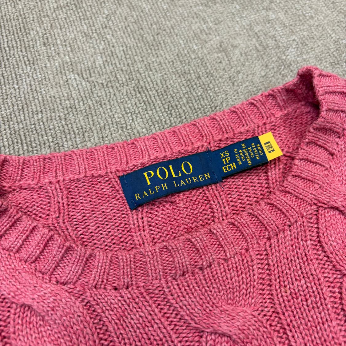 polo 신형 폴로 랄프로렌 우먼스 케이블 니트 s 상품이미지2