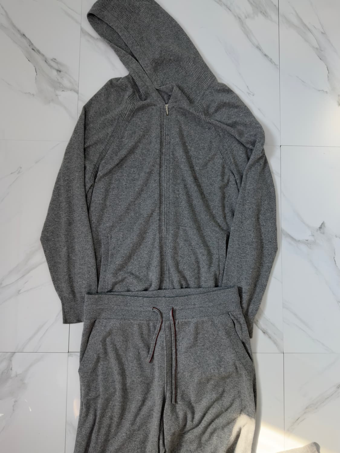 로로피아나 베이비 캐시미어 니트 집업 셋업 XL/M 상품이미지1