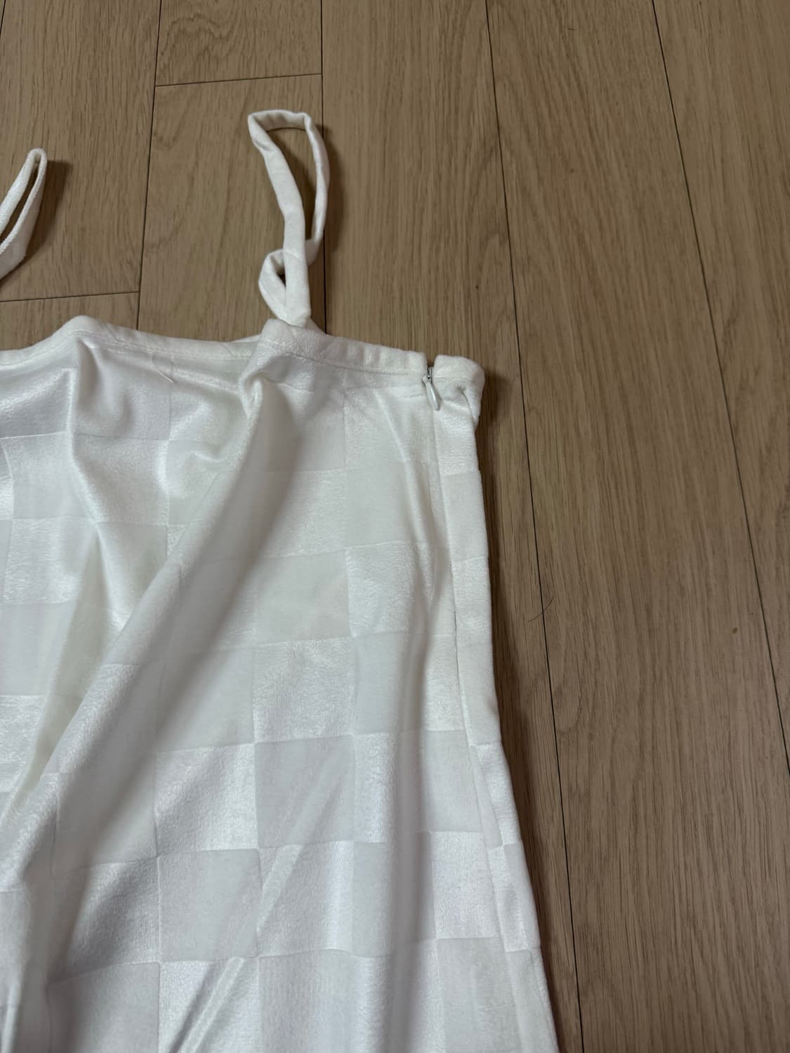 벨벳 체크 원피스 새상품  상품이미지2