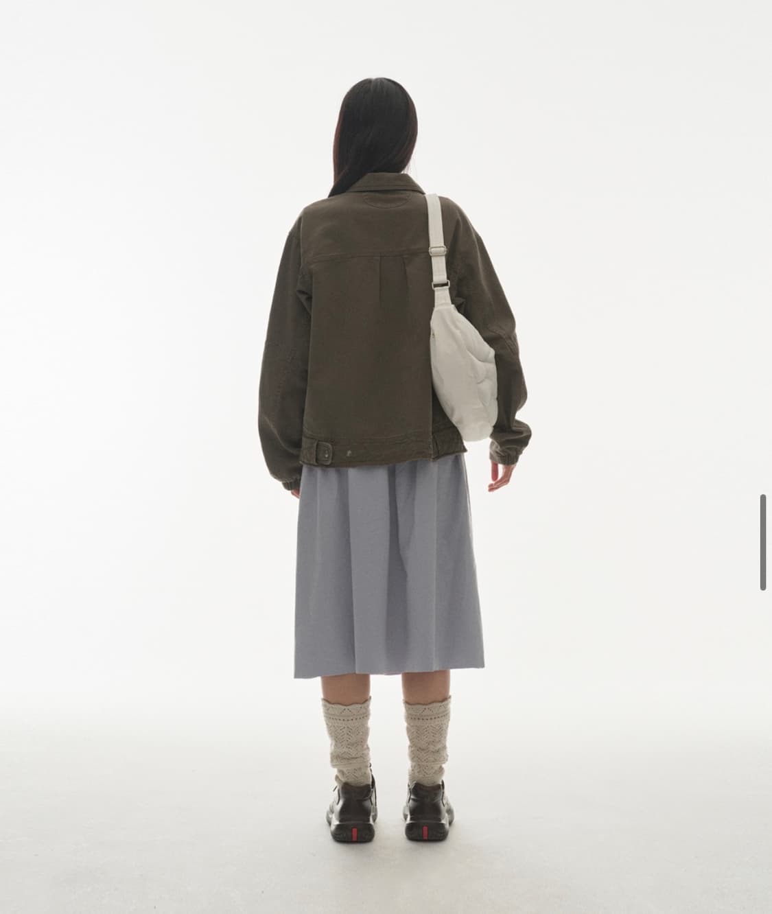 코이세이오 라운드 카라 스티치자켓 코코아 상품이미지5