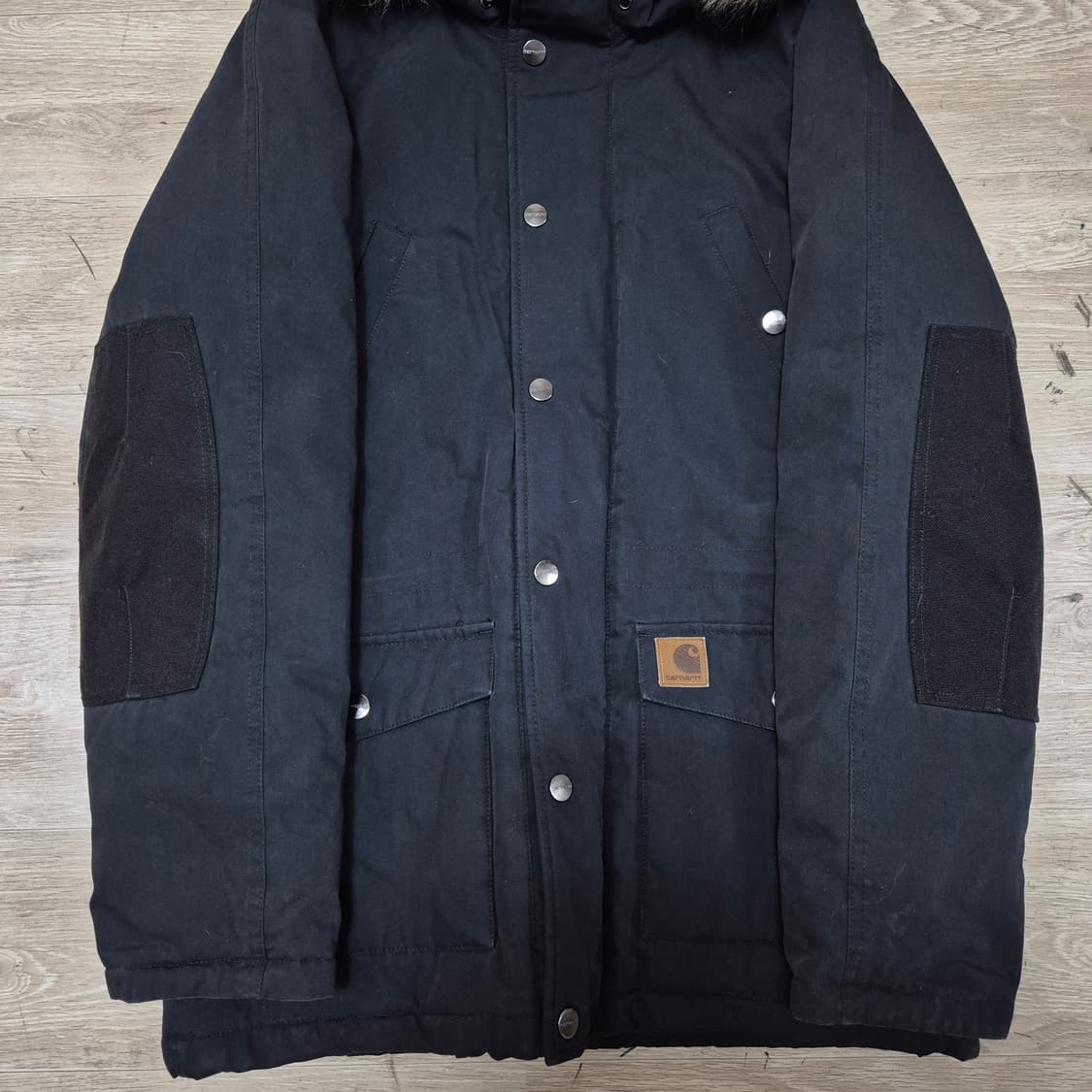 칼하트 퍼후드 야상 롱패딩 트래퍼 파카 S(90) 상품이미지3