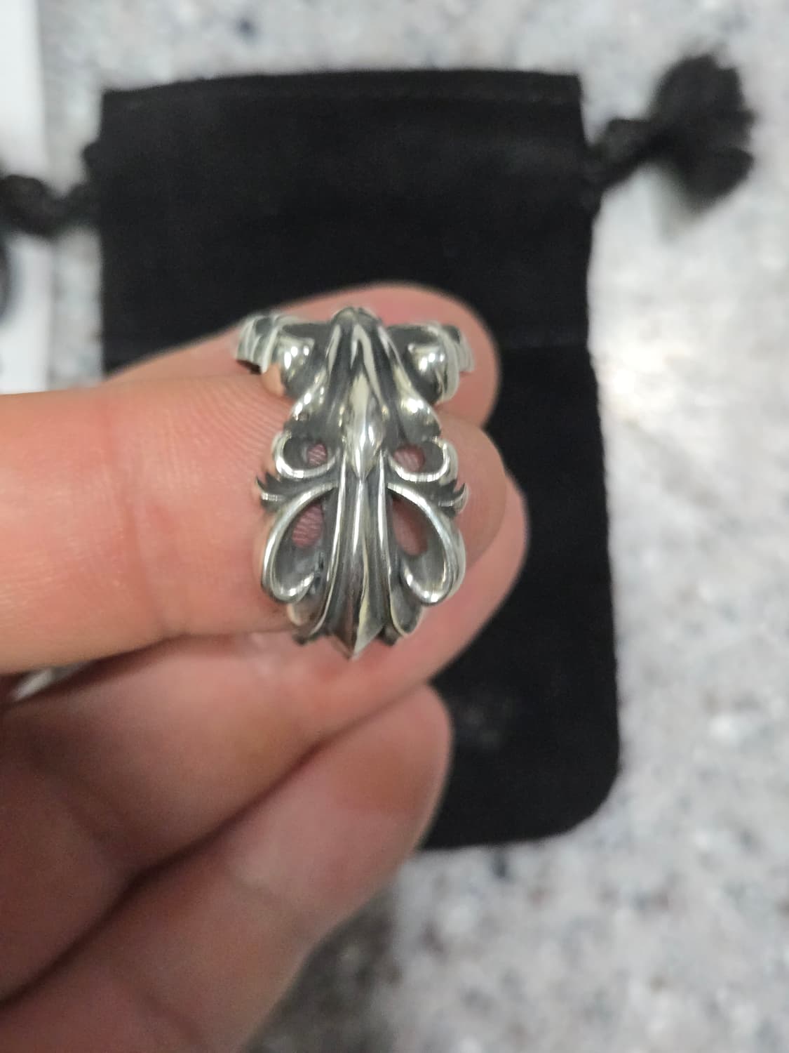 크롬하츠 더블 플로랄링 (정품) 상품이미지5