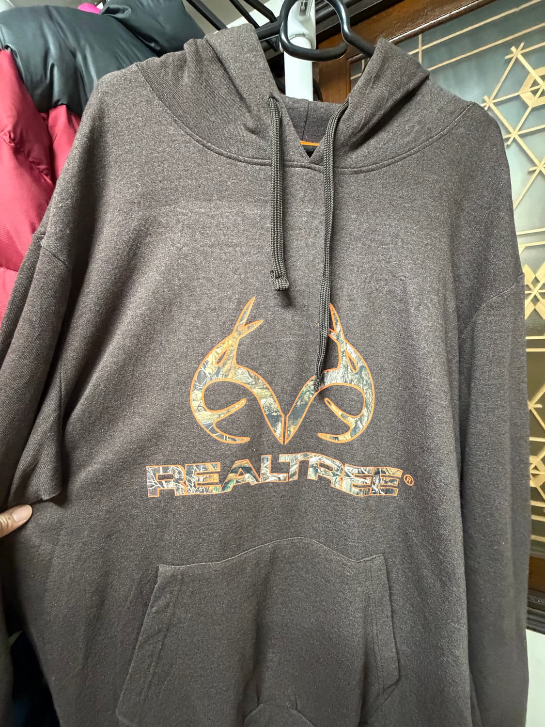 리얼트리 카모 로고 기모 후드티 후디 상품이미지3