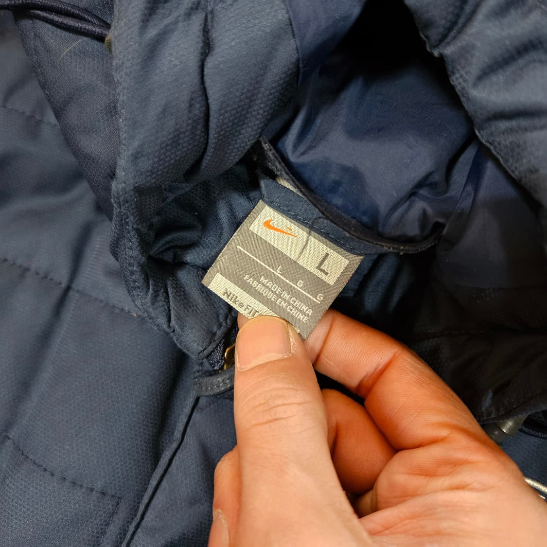 나이키(Nike) 00's  Nike Fit 퀄팅 후드 자켓 L size 상품이미지5