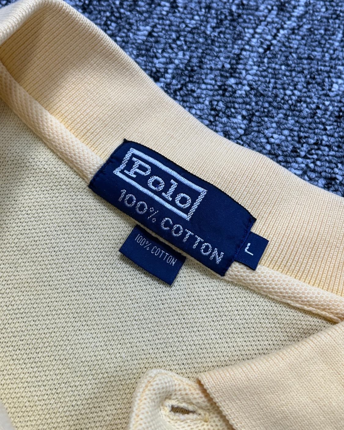 폴로 랄프로렌 옐로우 긴팔 PK 카라티  상품이미지7