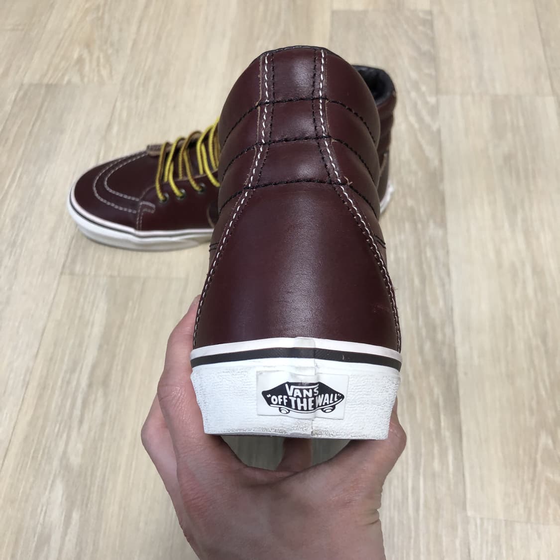 (265) 반스 VANS SK8-HI 그라운드 브레이커스 버건디 레더 상품이미지5