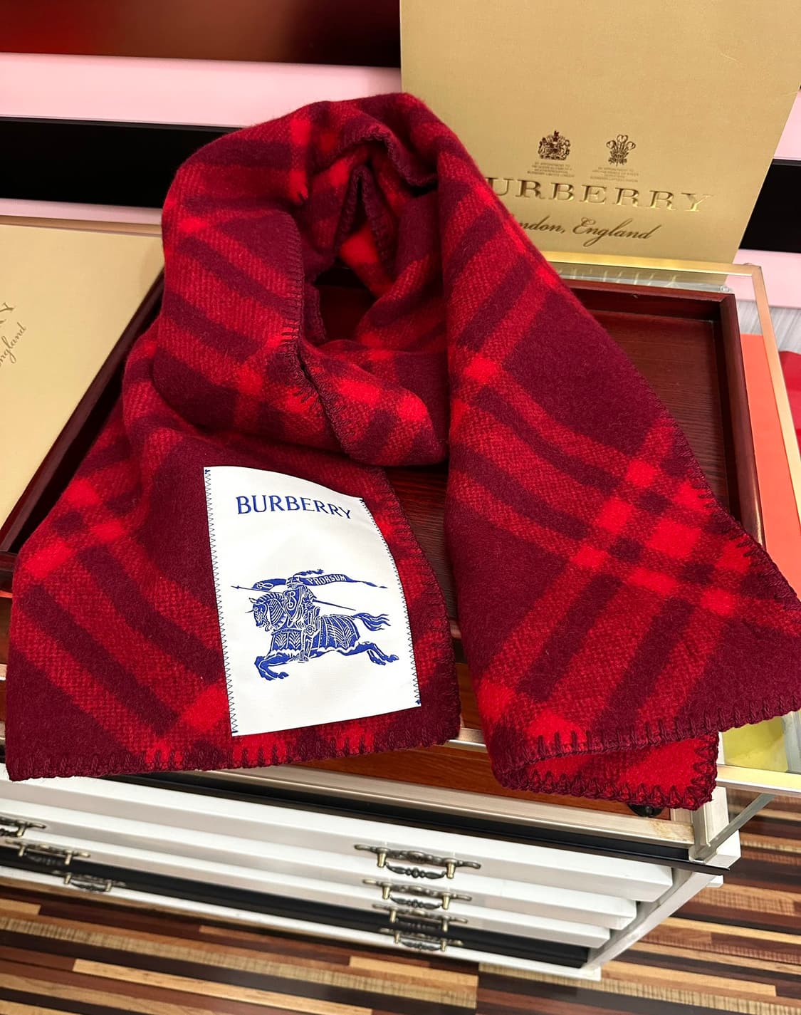 버버리 리버서블 스카프 100% 램스울
 상품이미지2