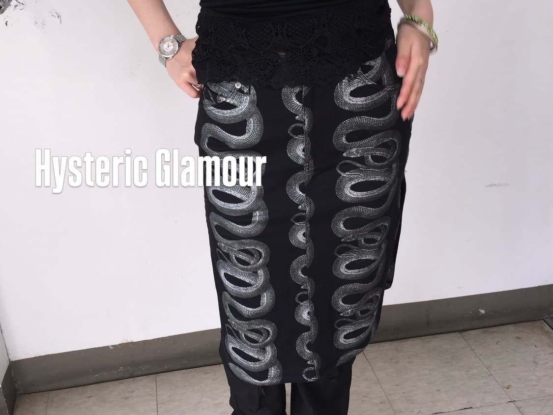 Hysteric Glamour 히스테릭글래머 스네이크 스커트 상품이미지1