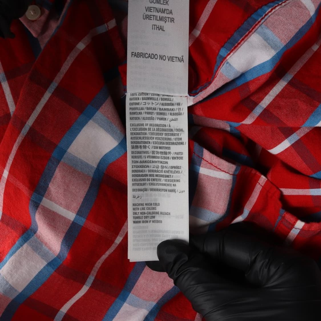홀리스터 클래식 레드 체크 버튼다운 셔츠 M 상품이미지6