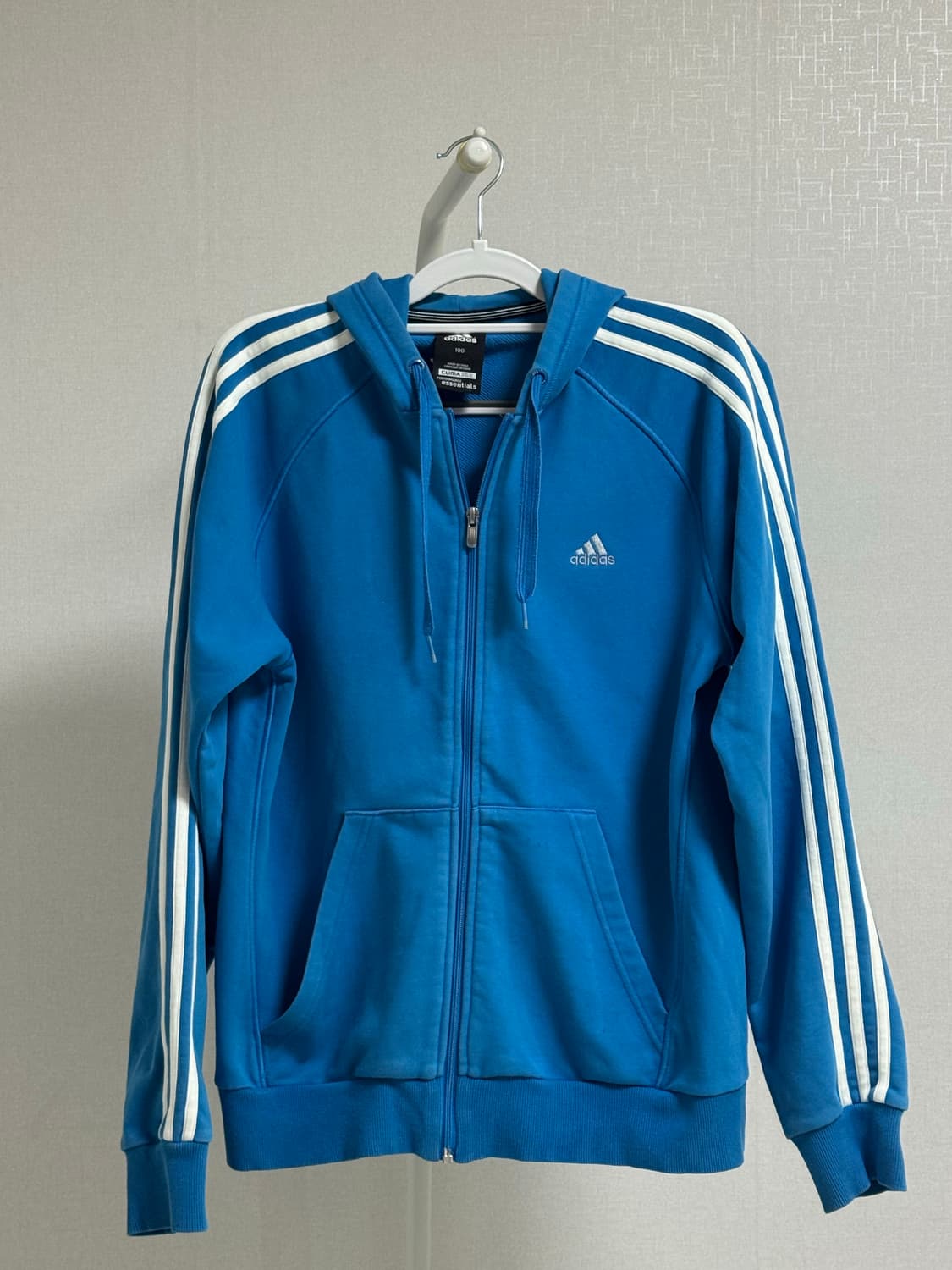 아디다스 삼선 후드집업 져지 로얄블루 L 상품이미지1