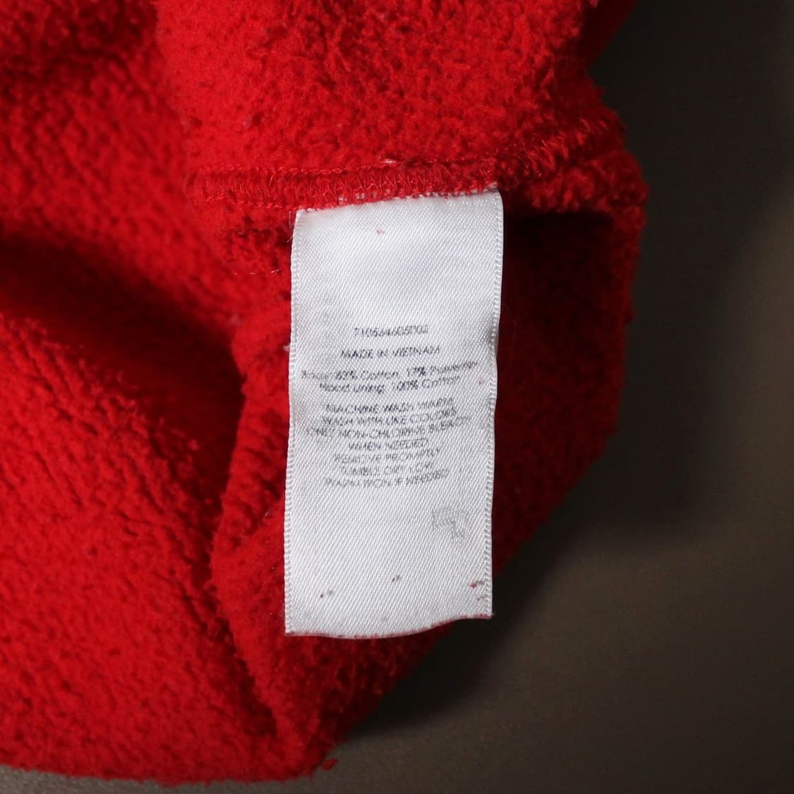 Polo 폴로 랄프로렌 레드 기모 후드티 상품이미지5