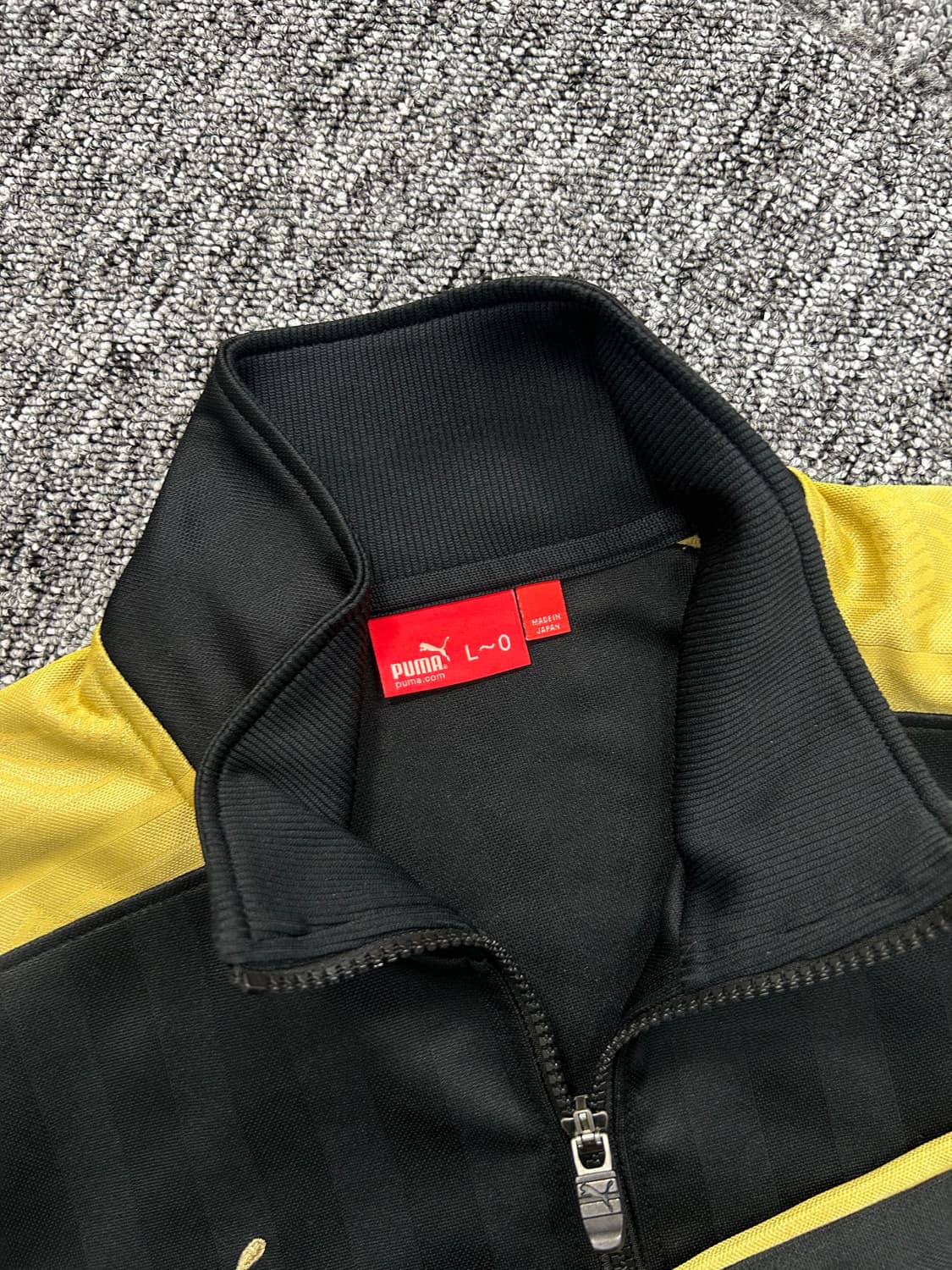 푸마 제펜 블랙 골드 트랙탑 져지 L 상품이미지6