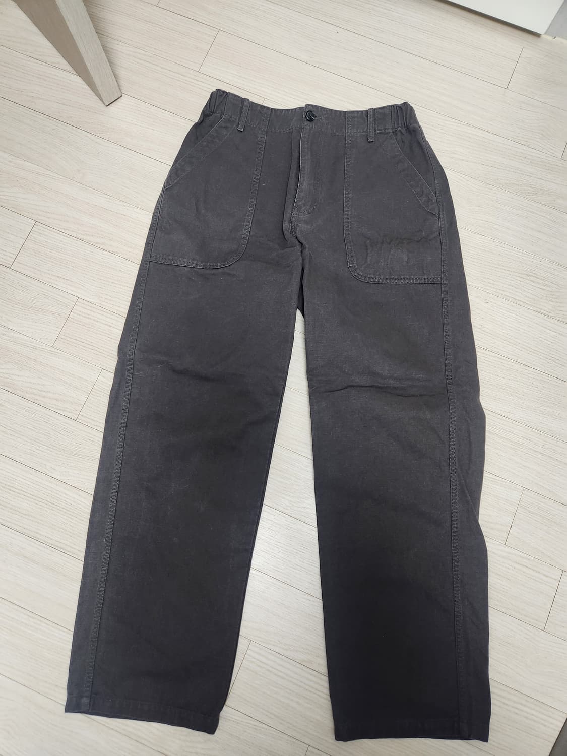 러프사이드 엘라스틱퍼티그팬츠 차콜 2사이즈 상품이미지1