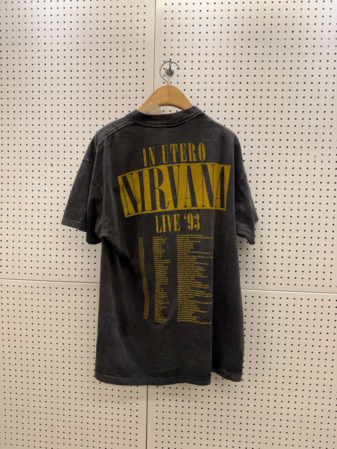 빈티지 너바나 밴드 앨범 그래픽 티셔츠 U1197 상품이미지3