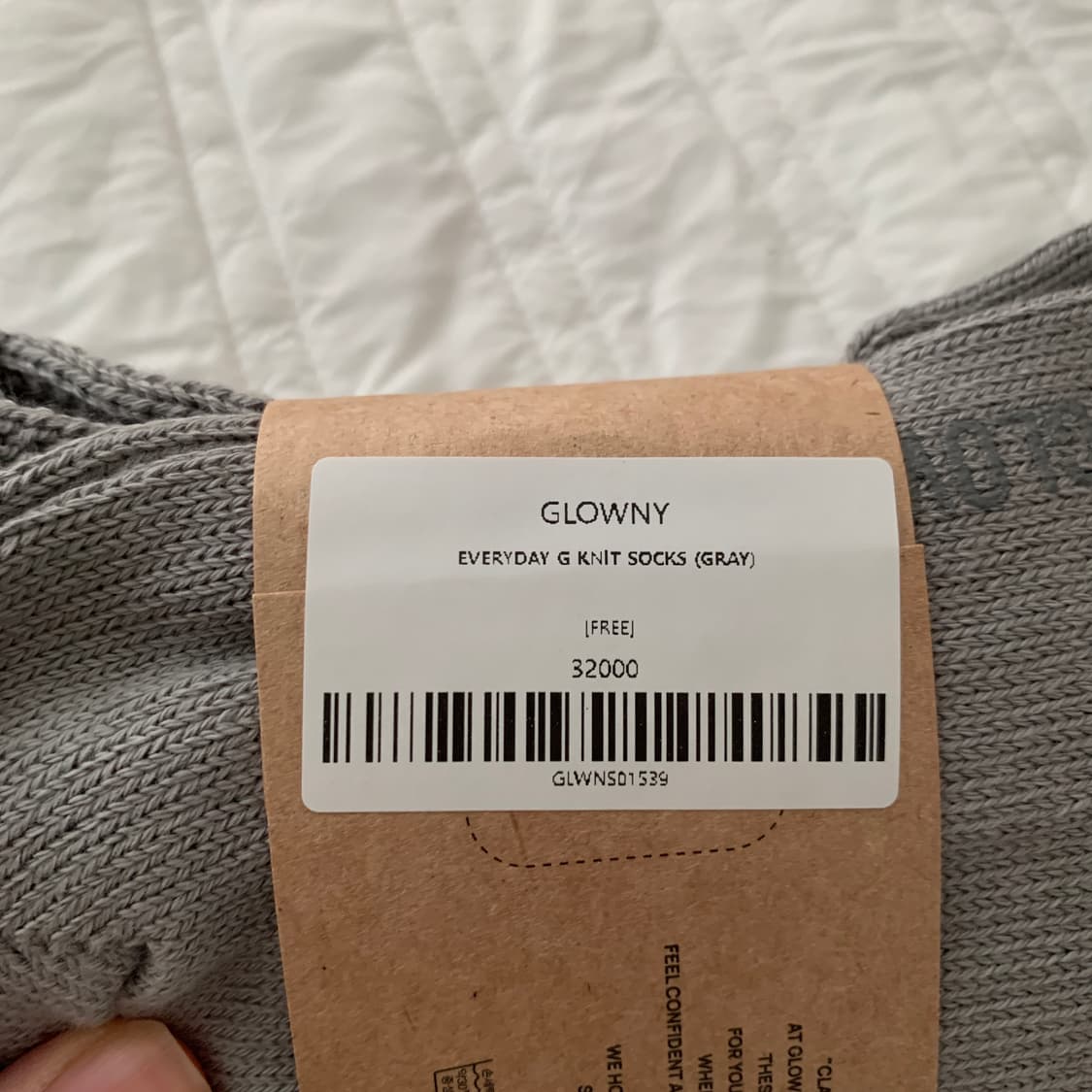 글로니 니트 양말 | glowny everyday g knit socks 상품이미지3
