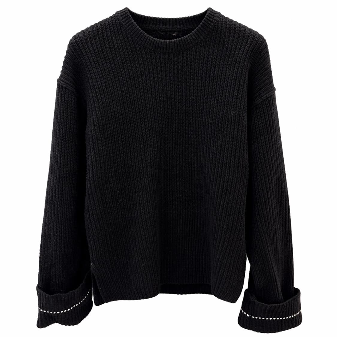 MAISON MINED 블랙 니트 M사이즈 상품이미지1