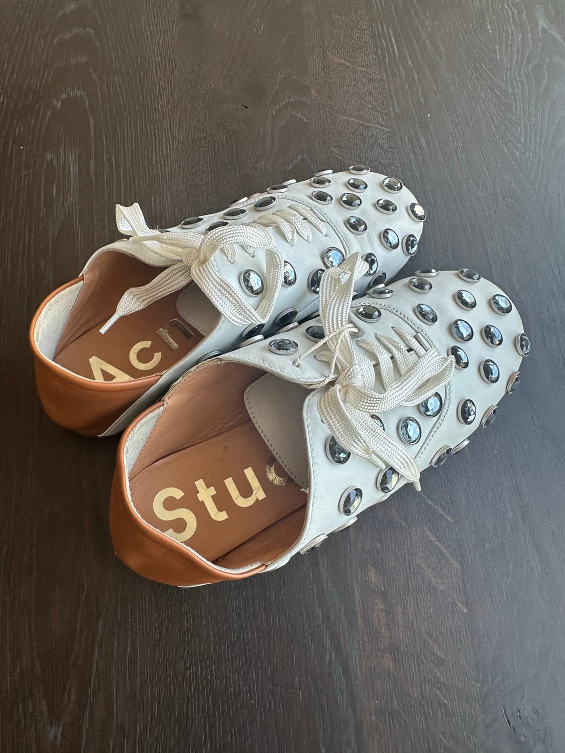 아크네 스튜디오 mika stone 스터드 스니커즈 36 (1회착용) 상품이미지3