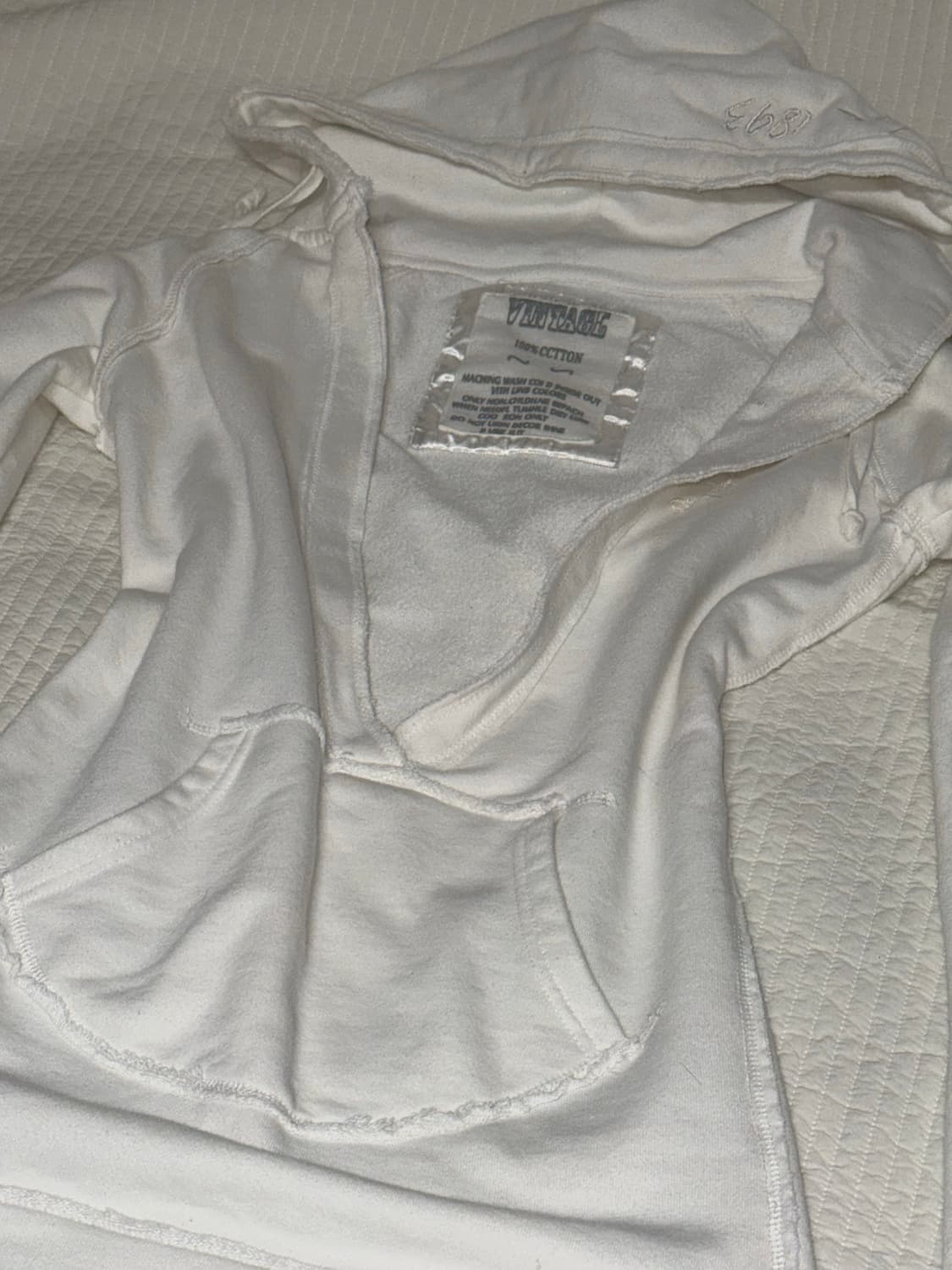 아베크롬비st y2k 후드 브이넥 롱 슬리브 원피스 긴팔 티셔츠 상품이미지2