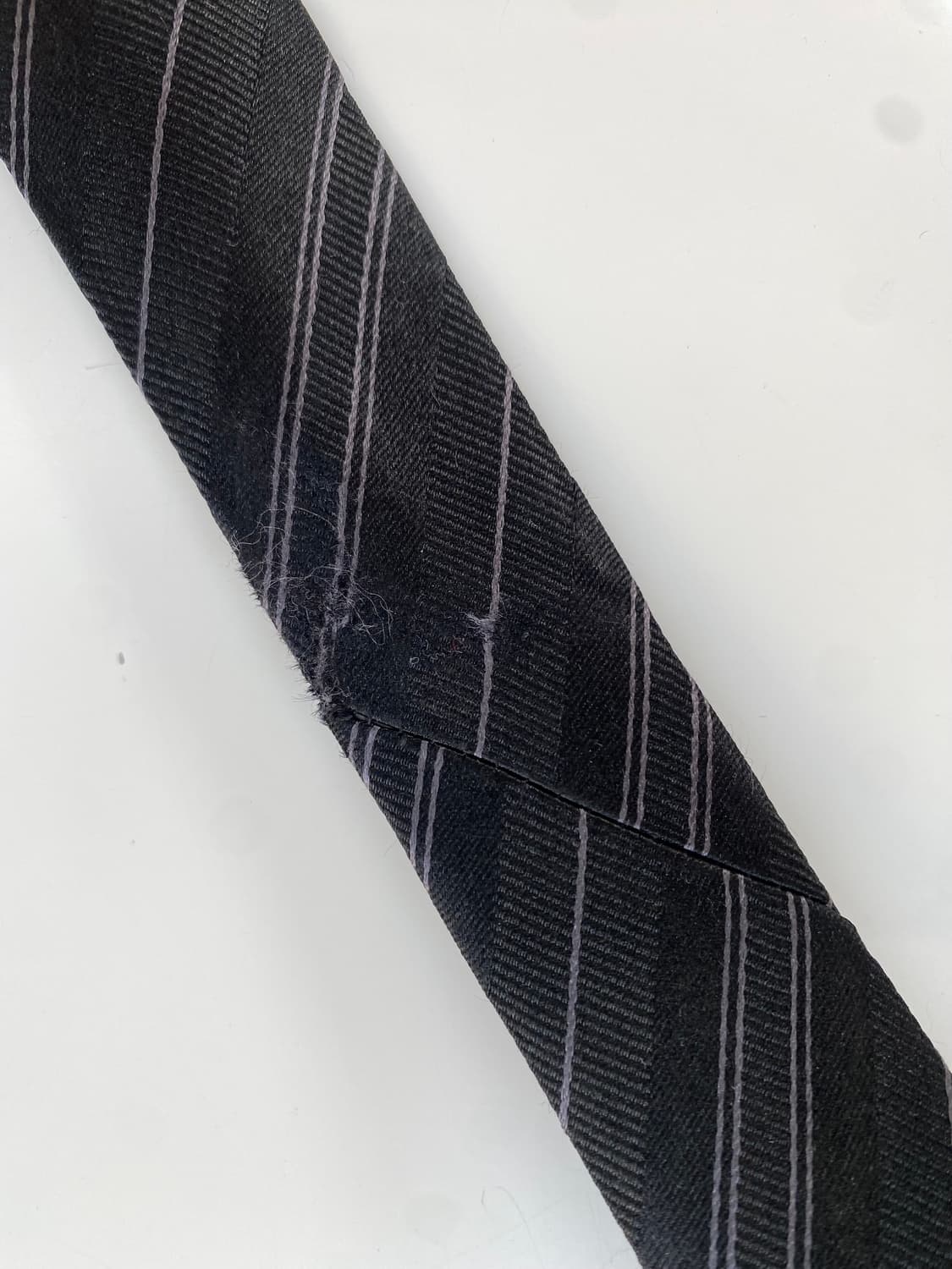 COMME CA ISM(꼼사이즘) 블랙 실크넥타이6.6cm 상품이미지9