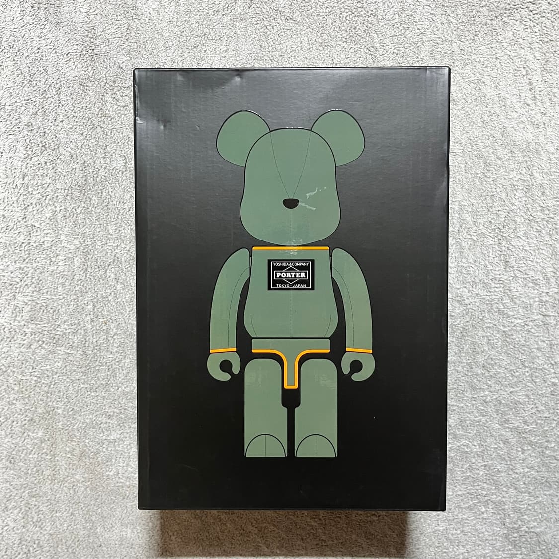 400% 요시다 포터 세이지 베어브릭 판매 상품이미지3