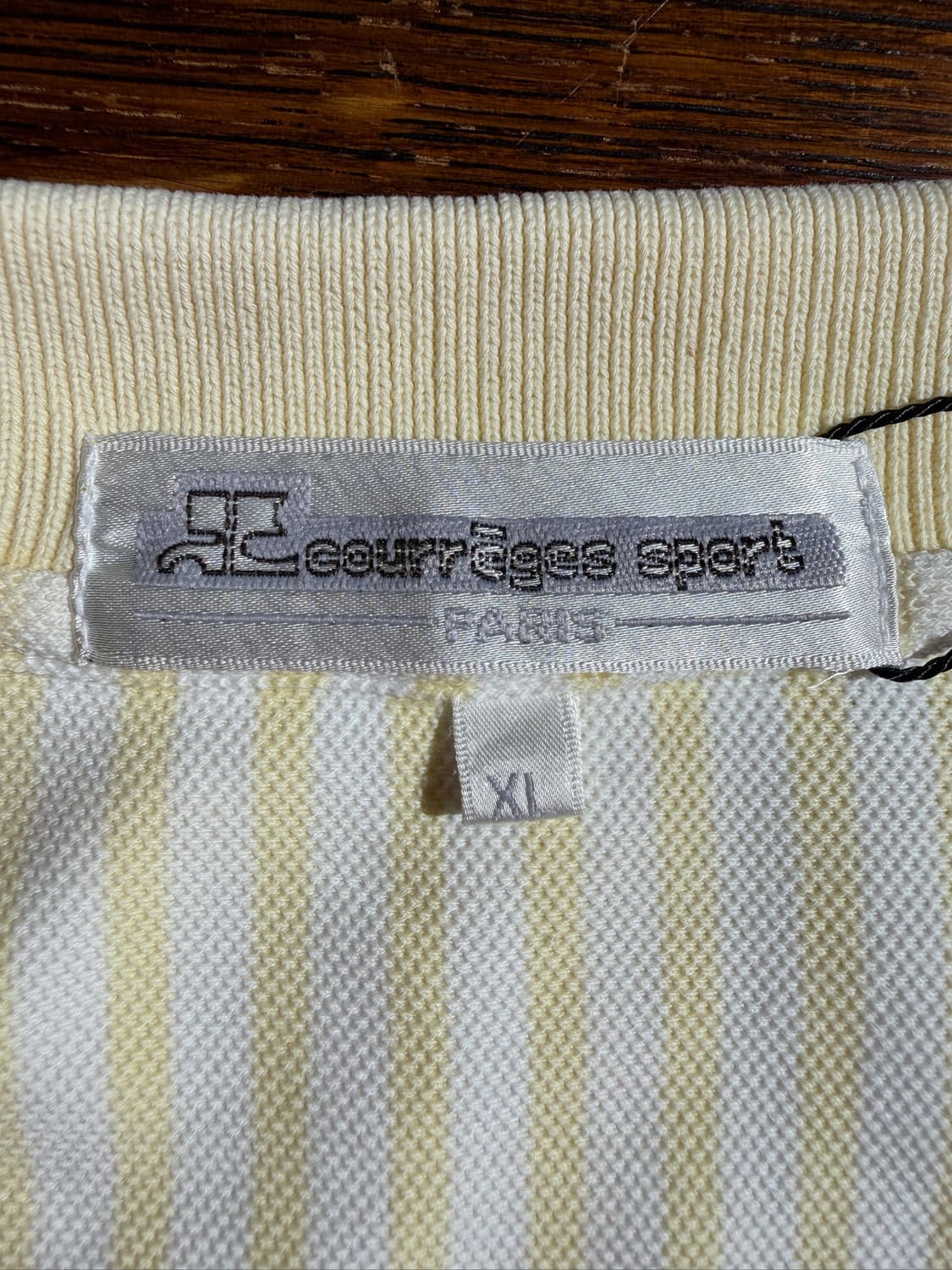Vintage Courreges Stripe Polo Shirt 상품이미지6