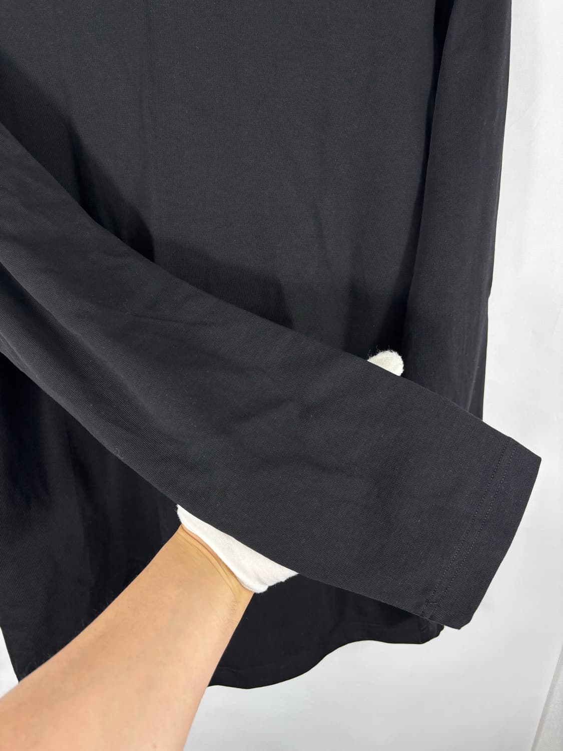 (정품)와이프로젝트 트리플 긴팔 티셔츠 블랙XL 상품이미지4